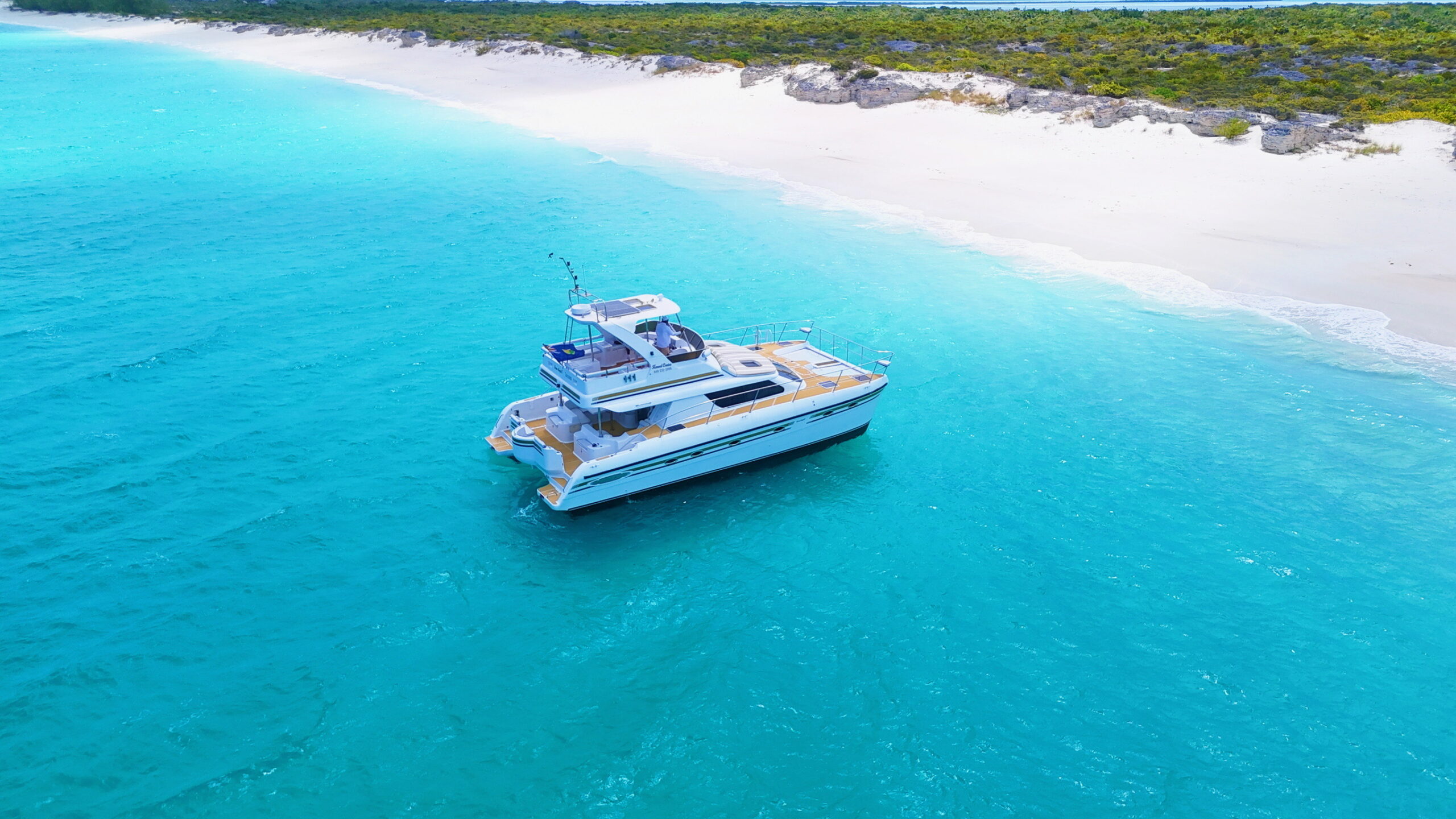 large group yacht charter Turks and Caicos